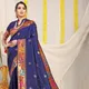 NAVY BLUE__Royal Rajgharana Sarees